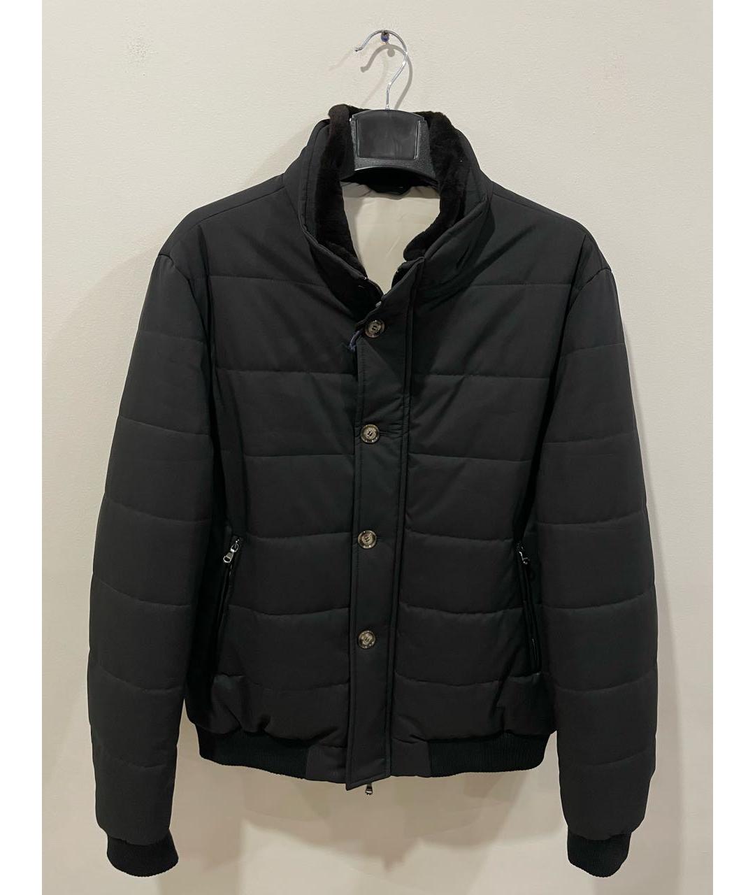 BARBA Черная полиэстеровая куртка, фото 8