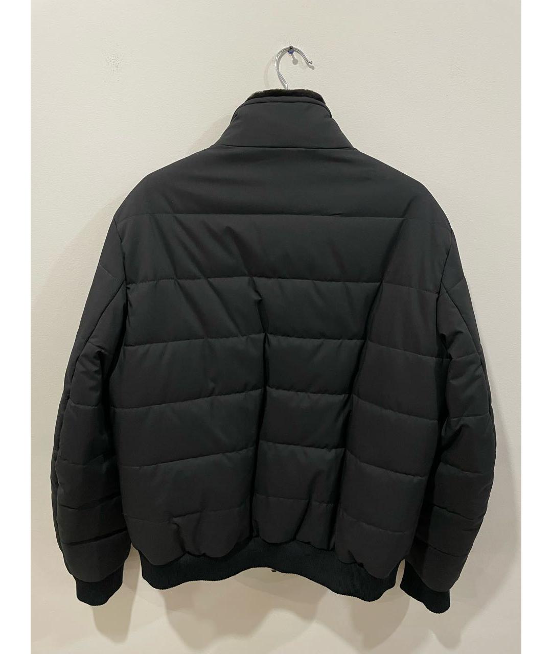 BARBA Черная полиэстеровая куртка, фото 2