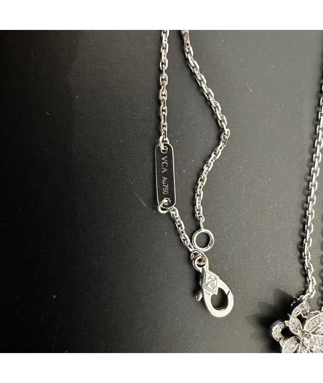 VAN CLEEF & ARPELS Серебрянный платиновый кулон, фото 6