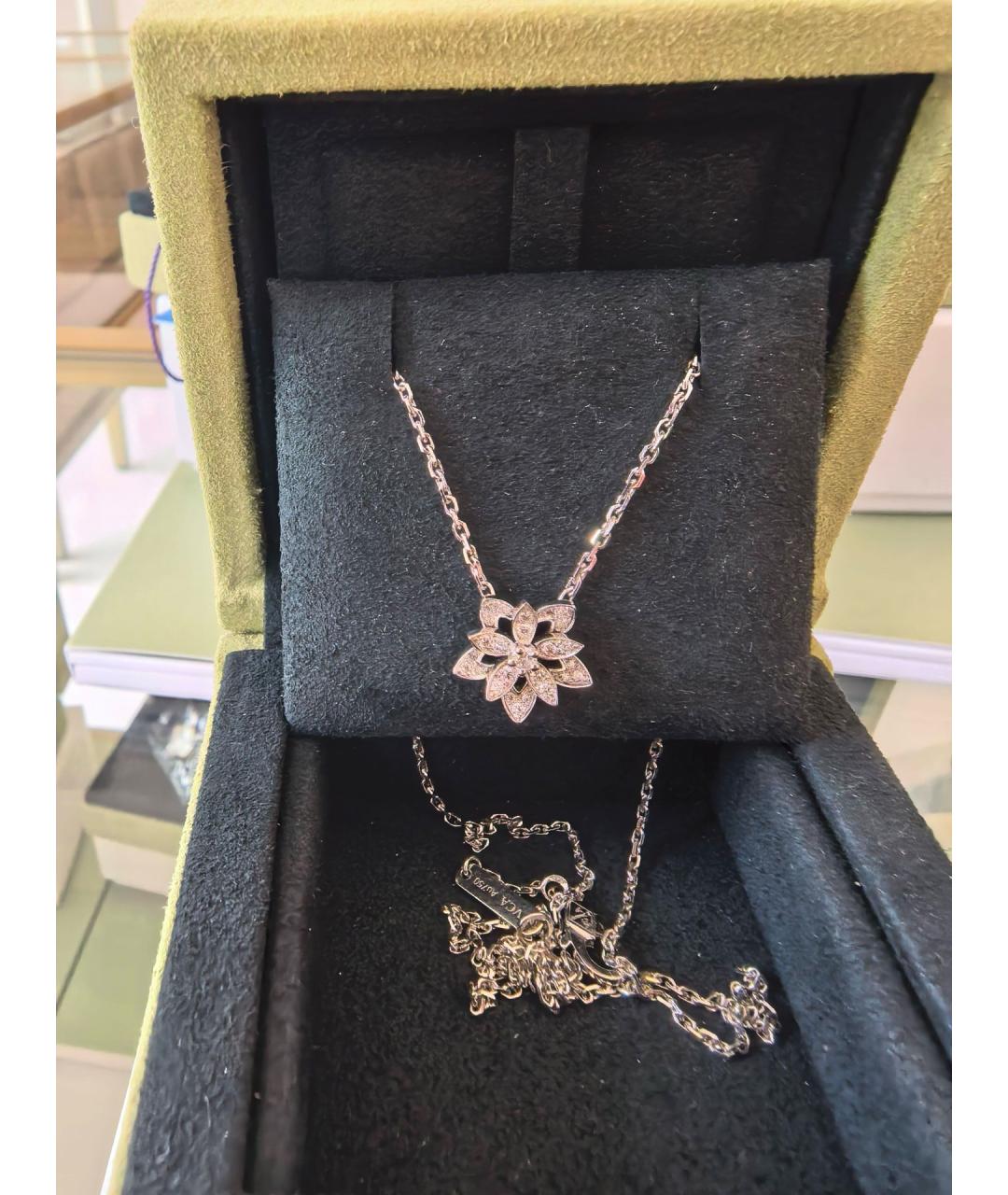 VAN CLEEF & ARPELS Серебрянный платиновый кулон, фото 5