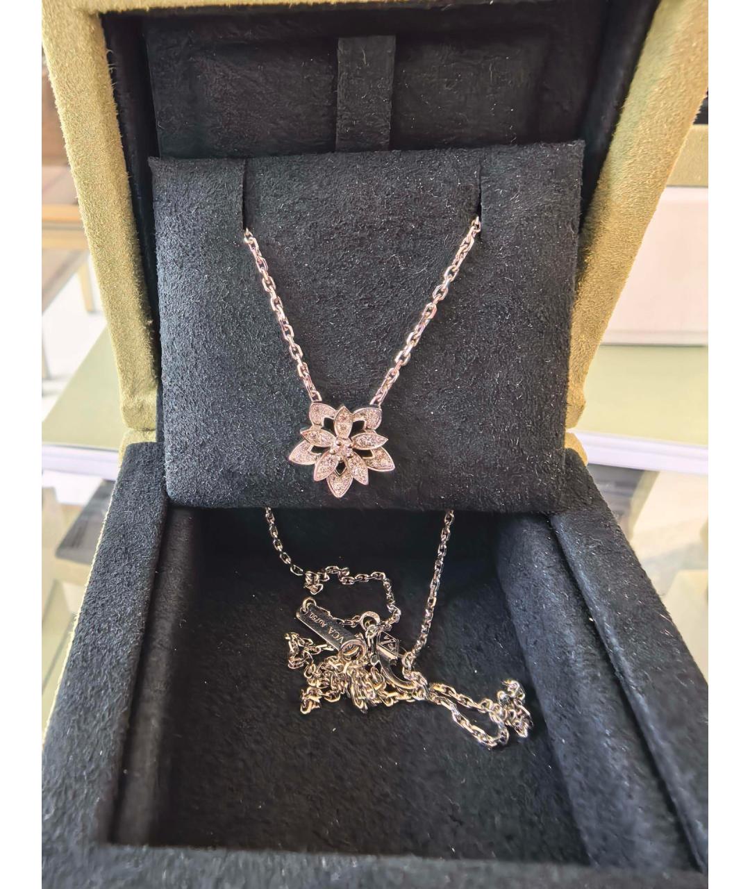 VAN CLEEF & ARPELS Серебрянный платиновый кулон, фото 4