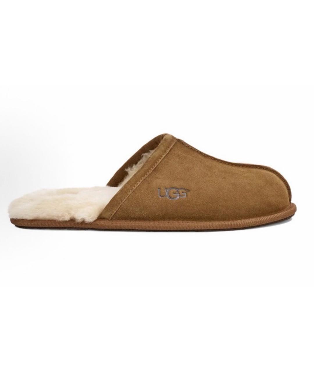 UGG AUSTRALIA Коричневые замшевые мюли, фото 7