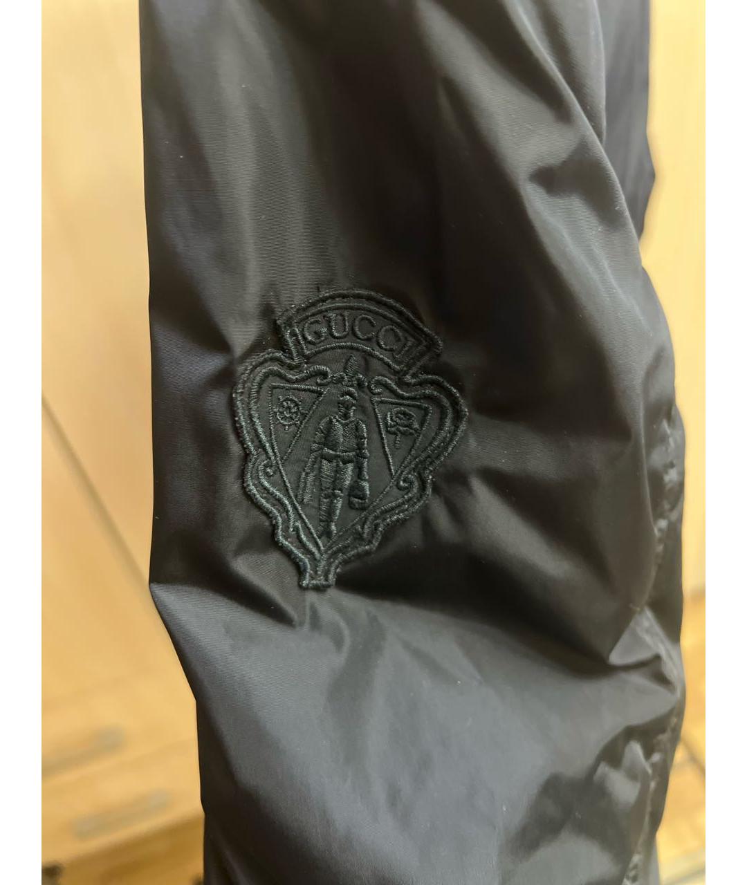 GUCCI Темно-синий полиамидовый жакет/пиджак, фото 4