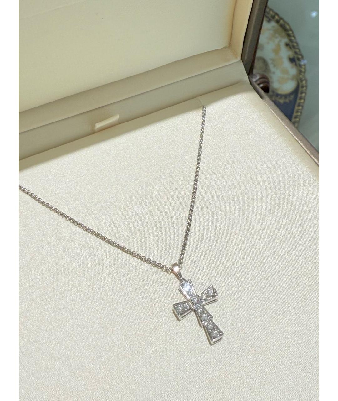 BVLGARI Серебряное колье из белого золота, фото 6