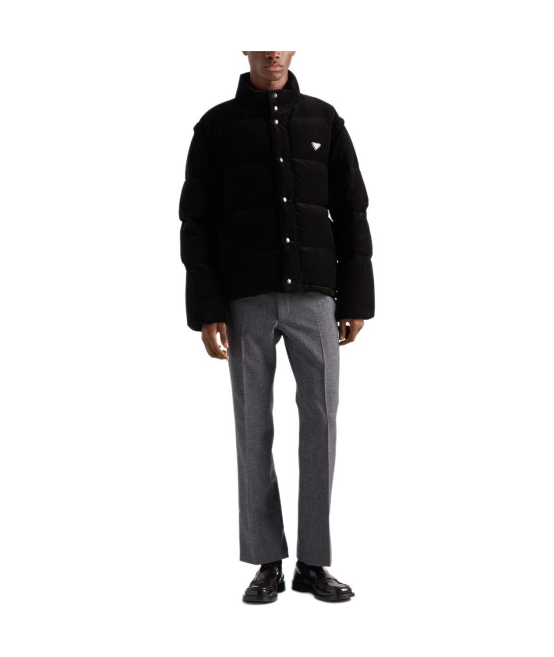 PRADA Черный пуховик, фото 2