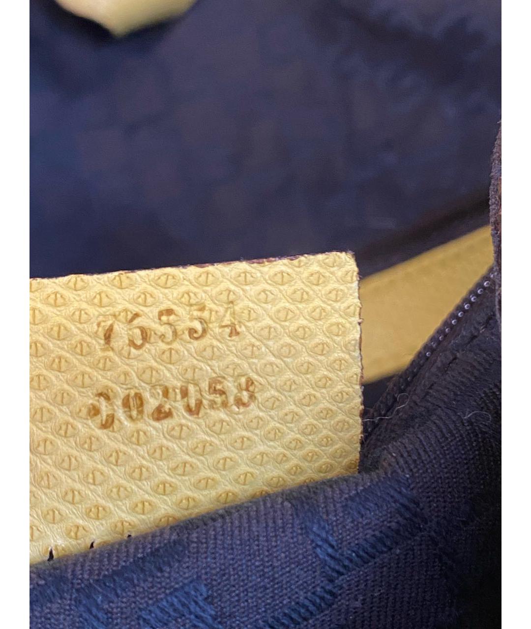 GUCCI Желтая сумка тоут из экзотической кожи, фото 5