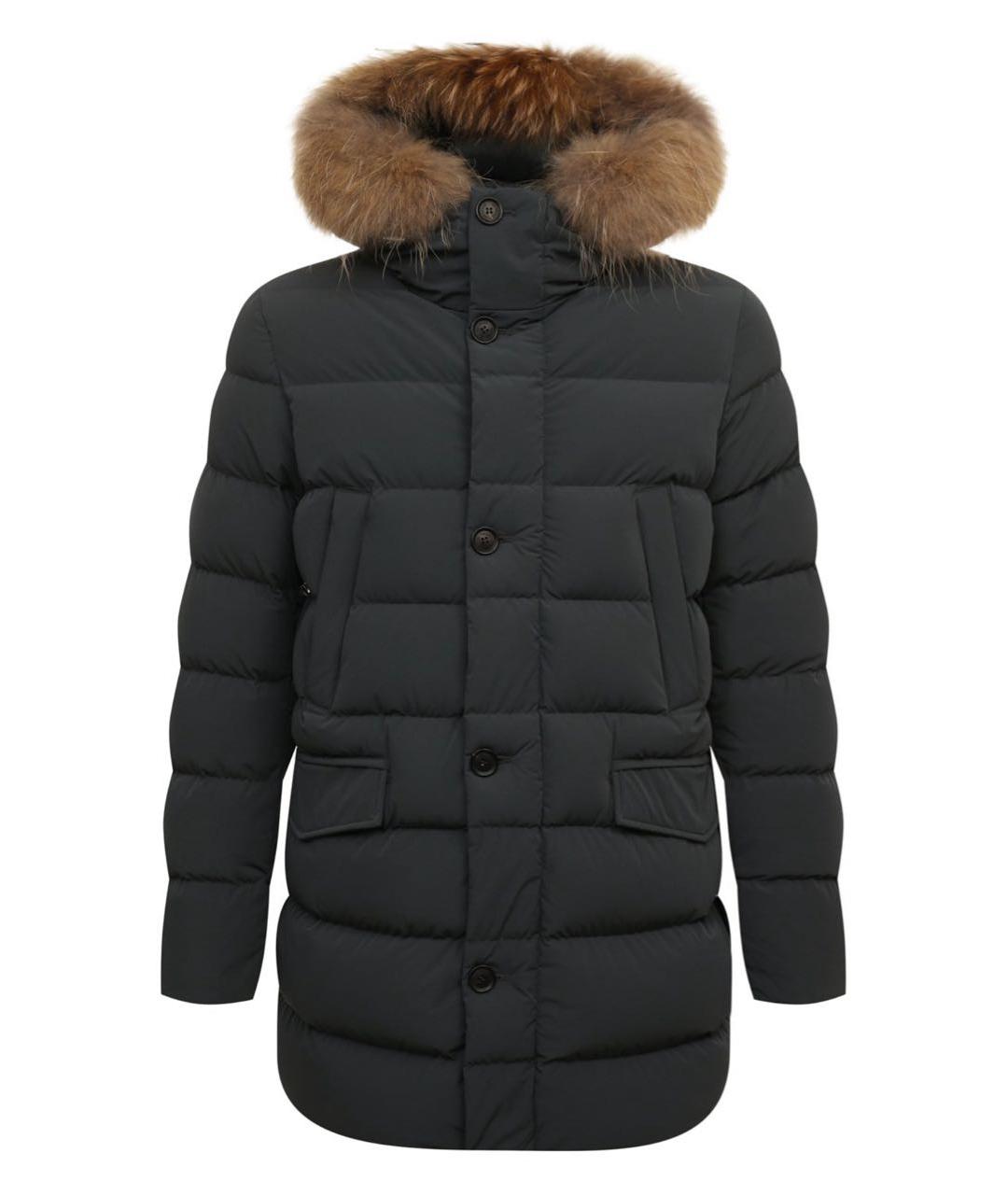 HETREGO Темно-синий полиамидовый пуховик, фото 1