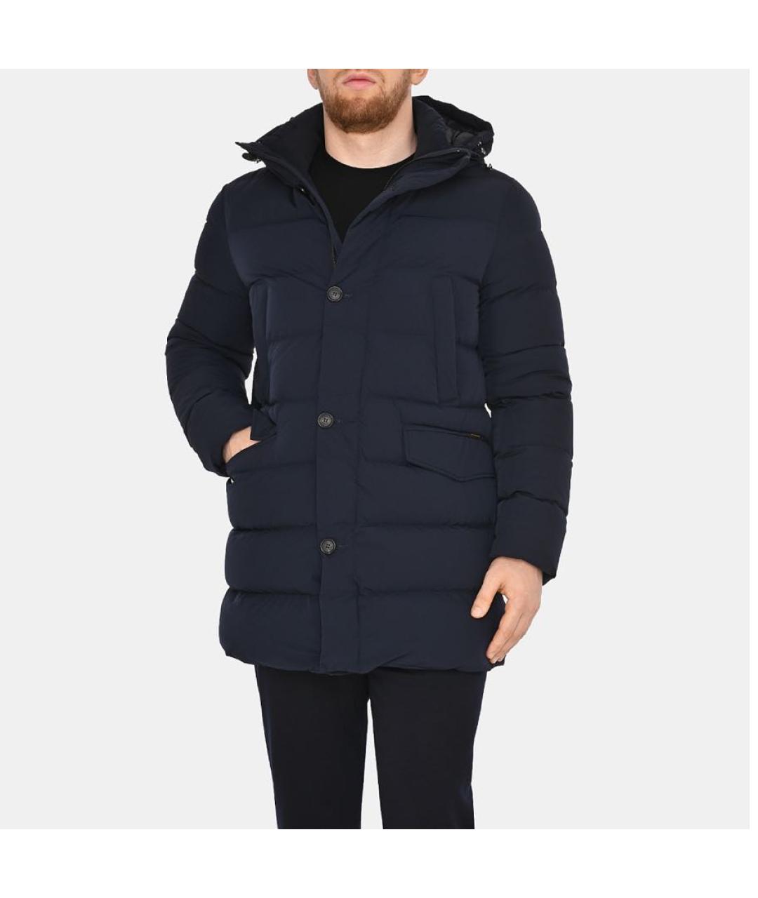 HETREGO Темно-синий полиамидовый пуховик, фото 5