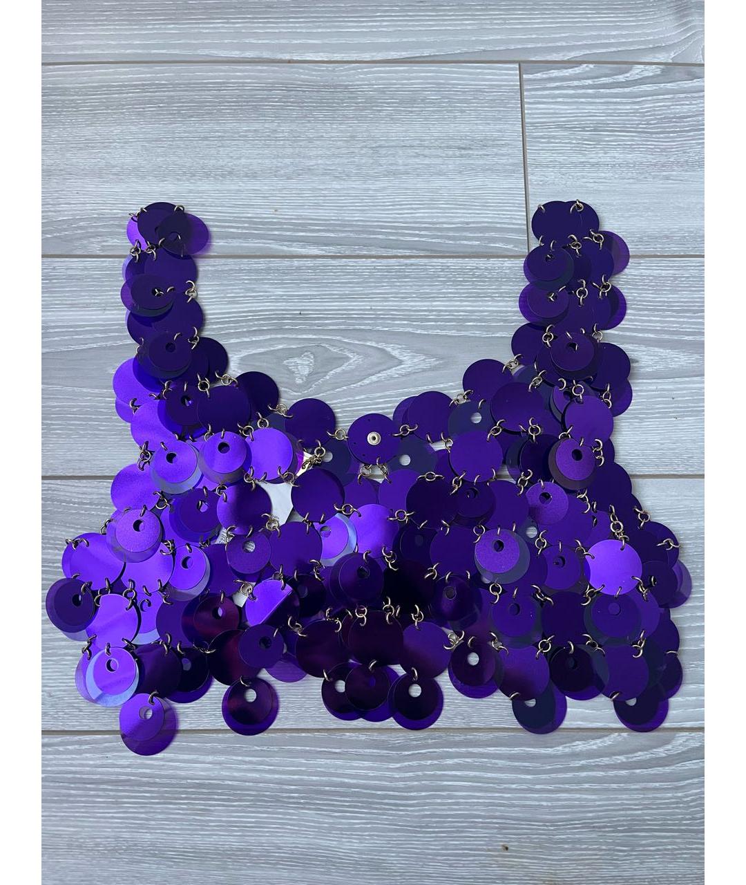 PACO RABANNE Фиолетовая блузы, фото 2