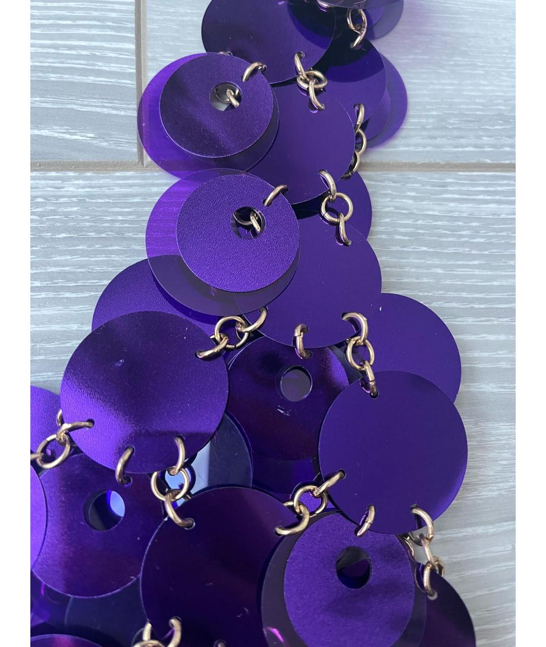 PACO RABANNE Фиолетовая блузы, фото 4