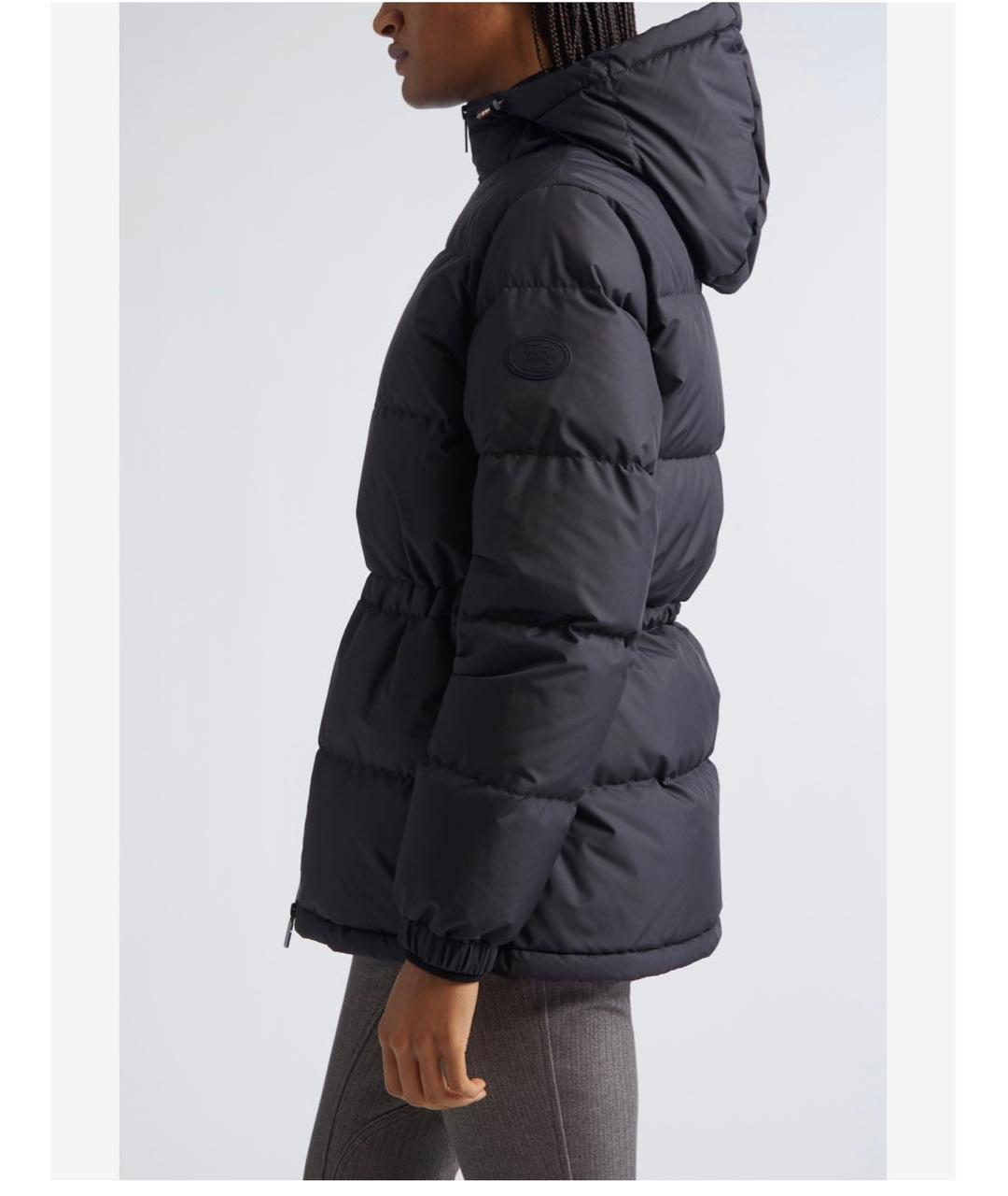 BURBERRY Черный синтетический пуховик, фото 3