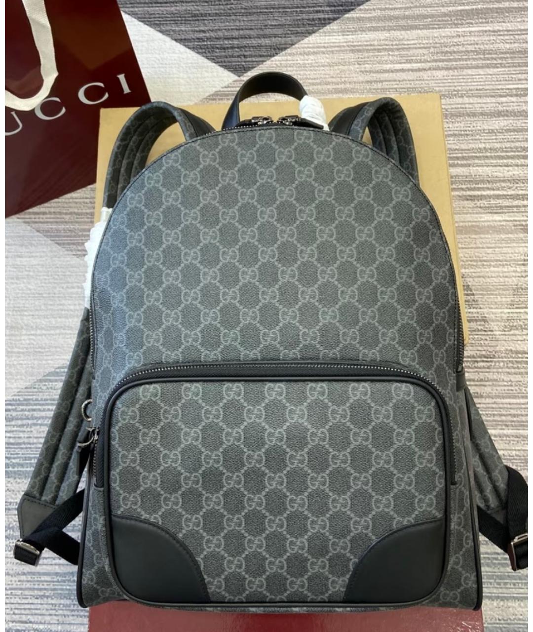 GUCCI Серый рюкзак, фото 3