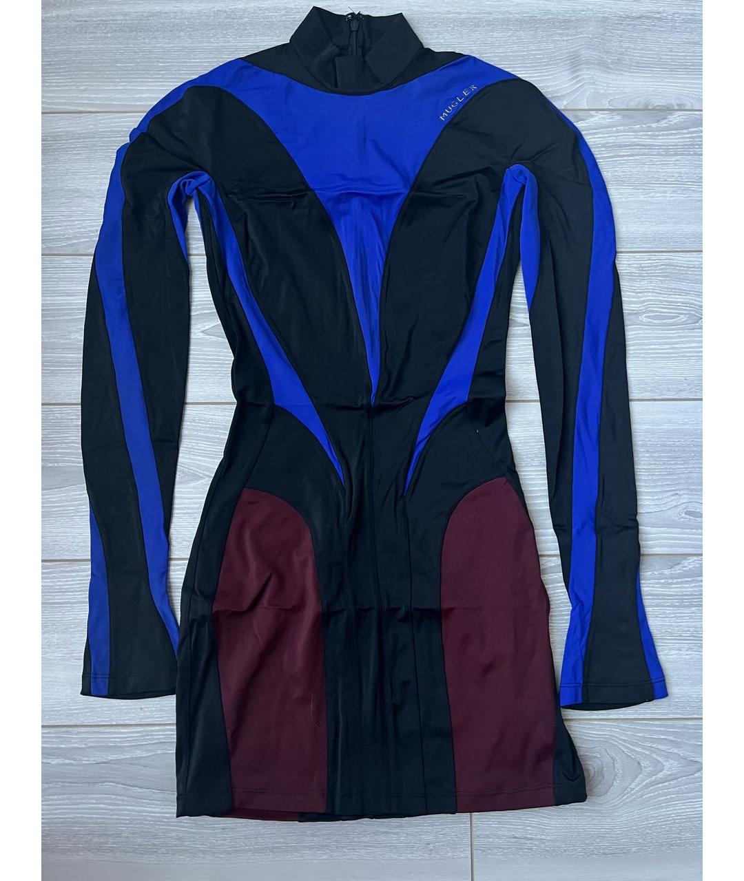 MUGLER Мульти полиамидовое платье, фото 3