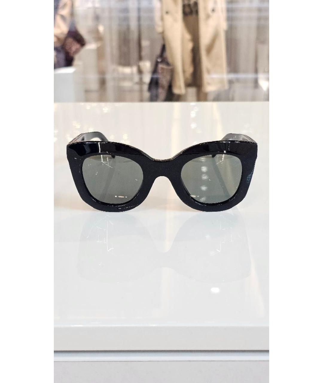 CELINE Черные пластиковые солнцезащитные очки, фото 9