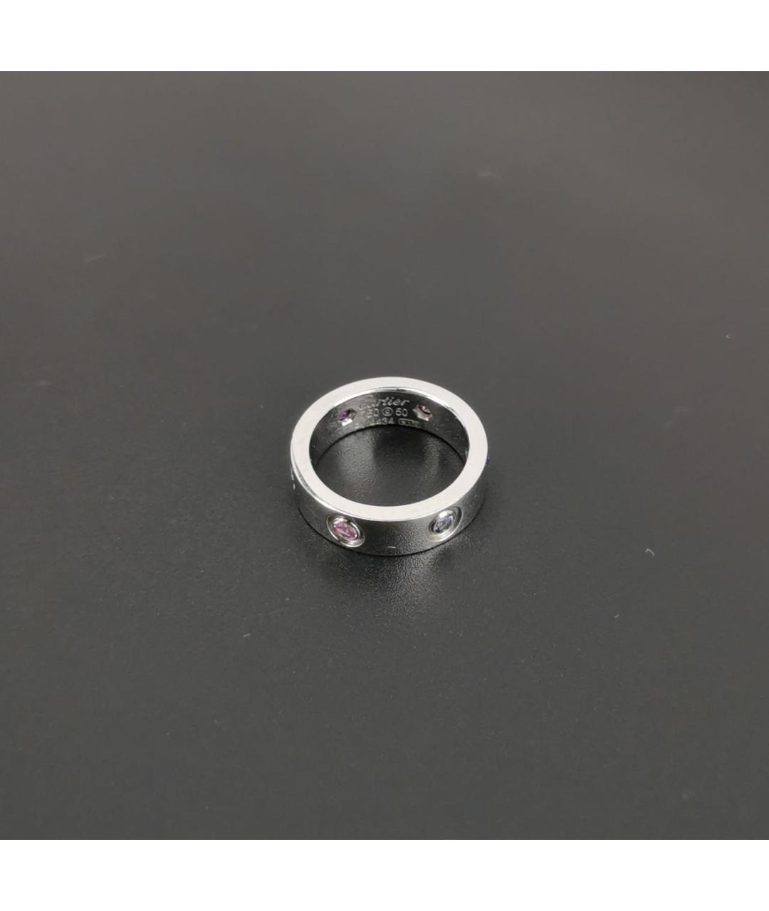 CARTIER Серебряное кольцо из белого золота, фото 4