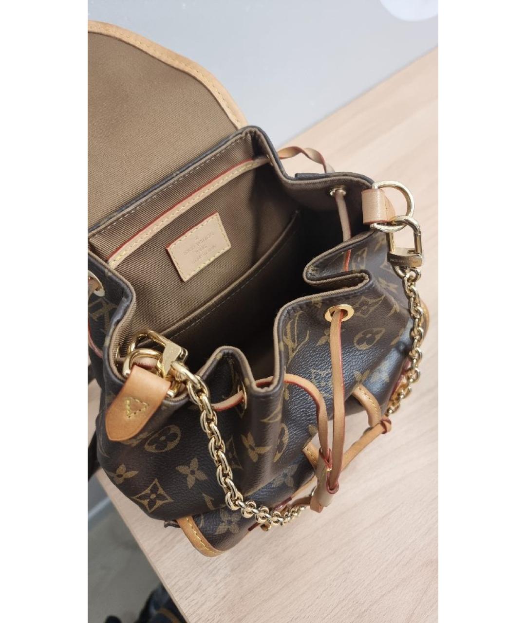 LOUIS VUITTON Коричневый рюкзак, фото 5