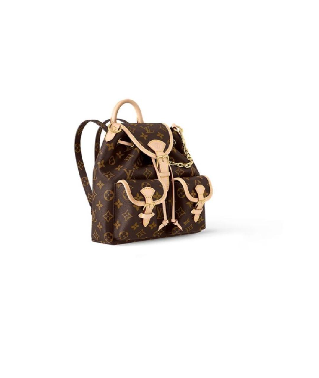 LOUIS VUITTON Коричневый рюкзак, фото 2