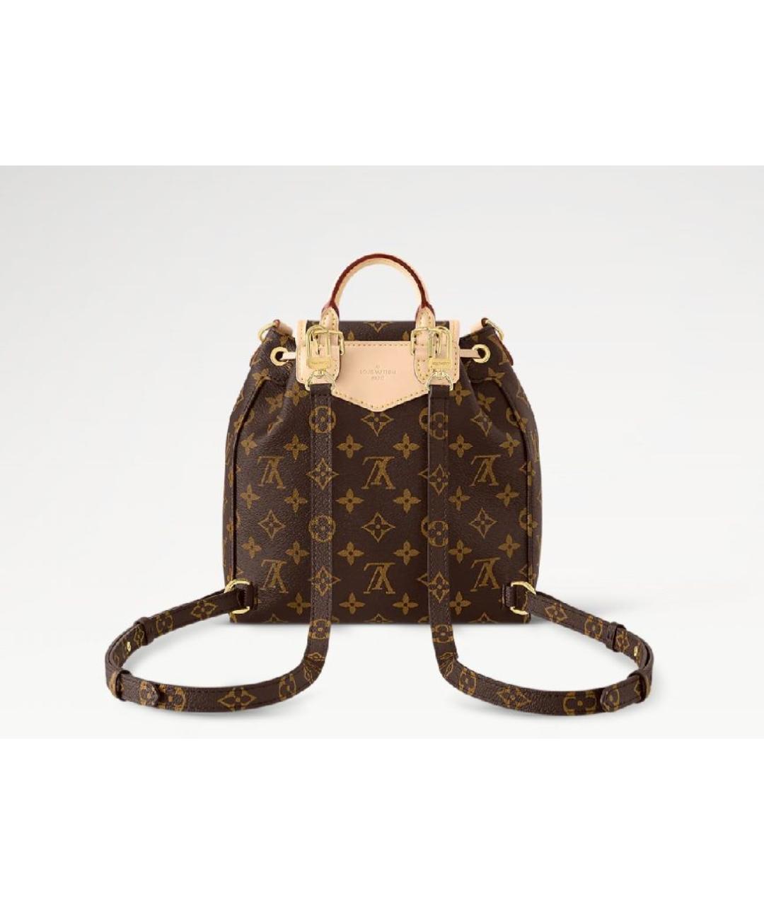 LOUIS VUITTON Коричневый рюкзак, фото 3