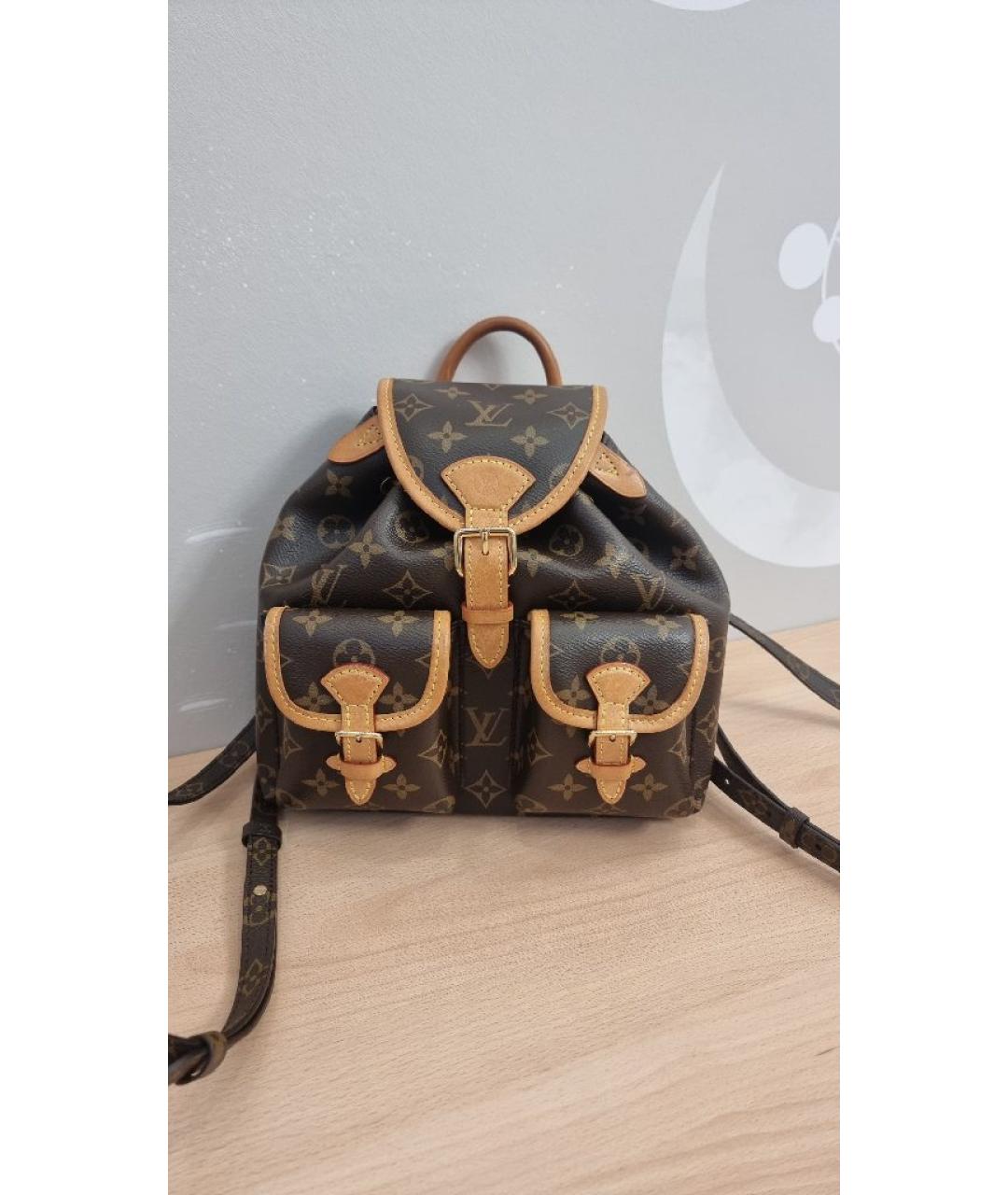 LOUIS VUITTON Коричневый рюкзак, фото 10