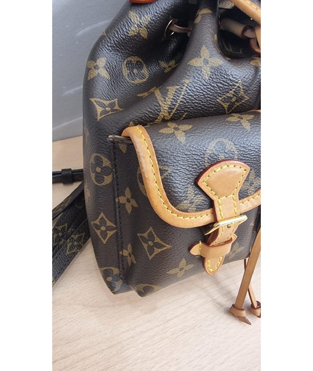 LOUIS VUITTON Коричневый рюкзак, фото 9