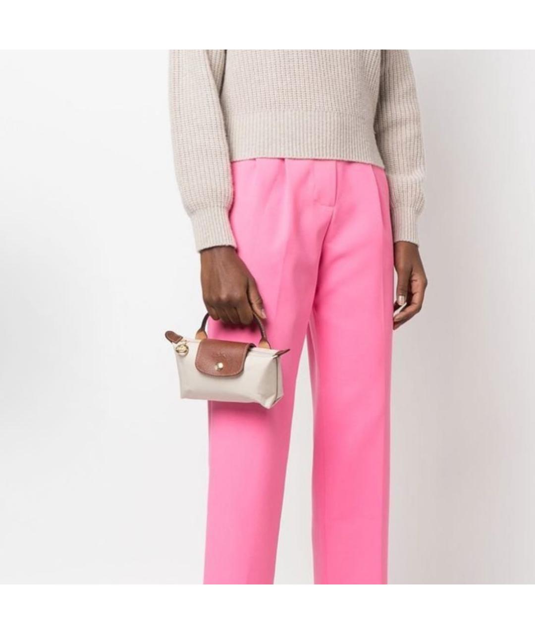 LONGCHAMP Бежевая сумка с короткими ручками, фото 4