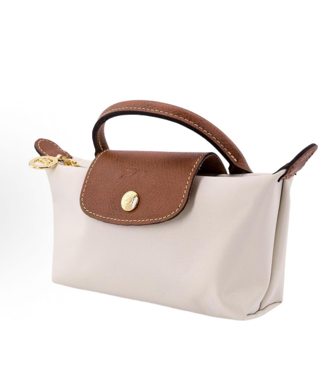 LONGCHAMP Бежевая сумка с короткими ручками, фото 2