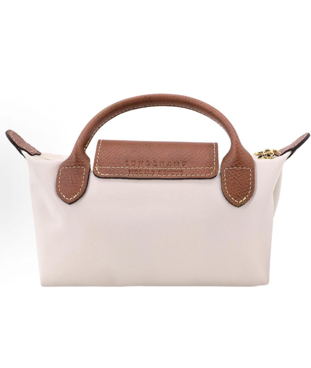 LONGCHAMP Бежевая сумка с короткими ручками, фото 3
