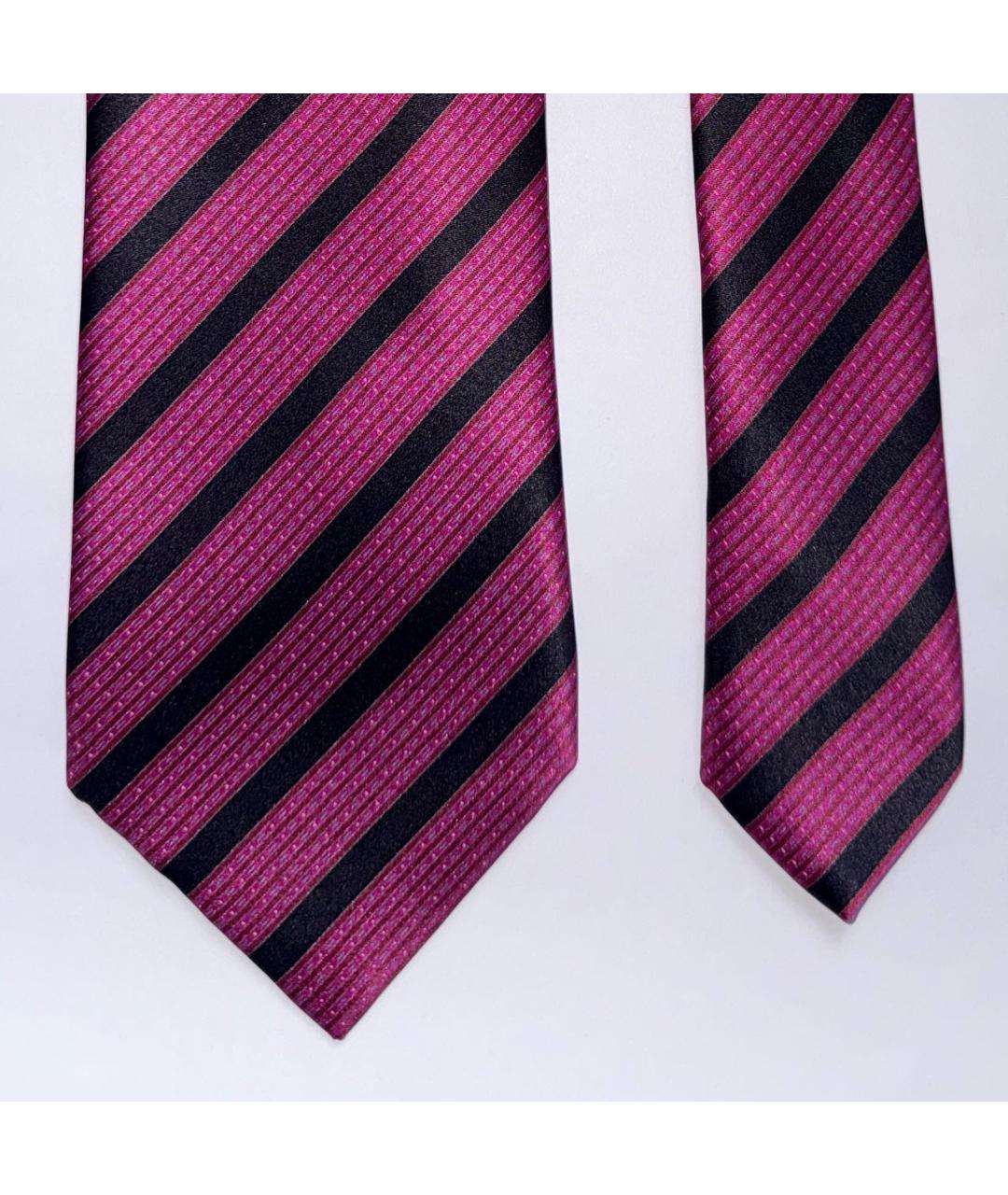 STEFANO RICCI Бордовый шелковый галстук, фото 5