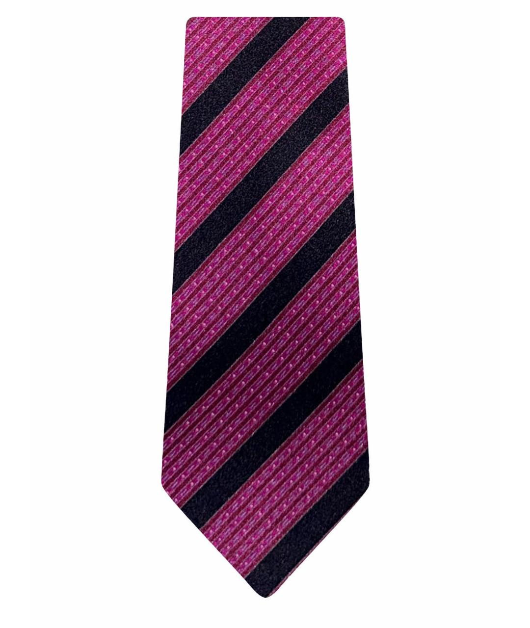 STEFANO RICCI Бордовый шелковый галстук, фото 1