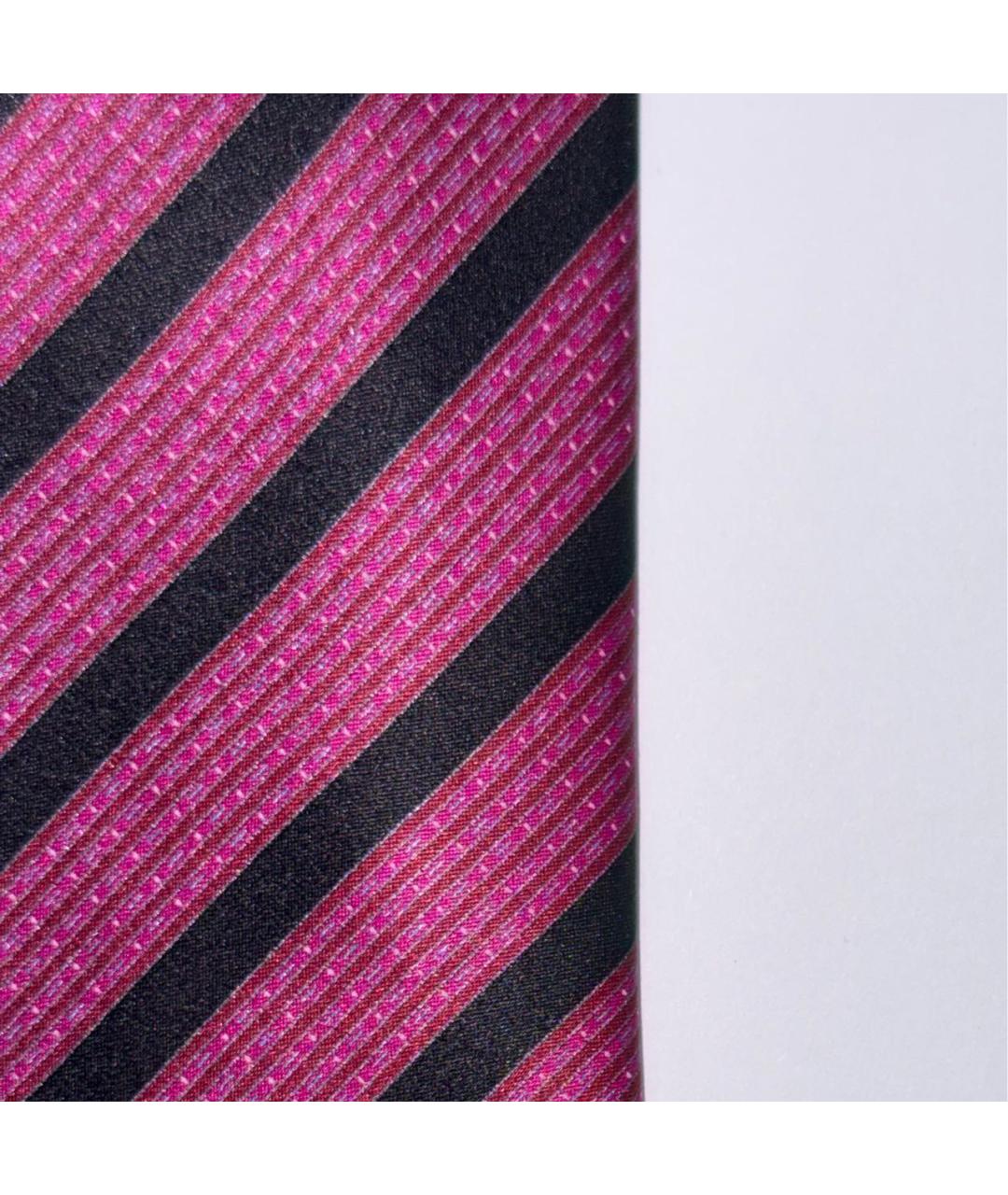 STEFANO RICCI Бордовый шелковый галстук, фото 4