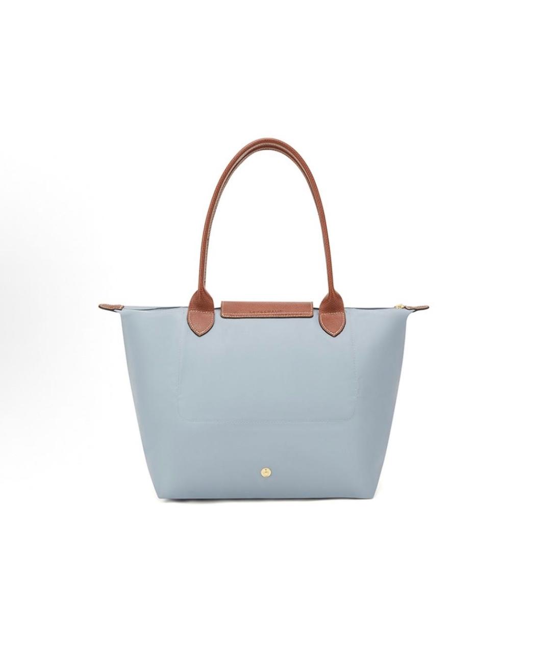 LONGCHAMP Голубая сумка тоут, фото 3