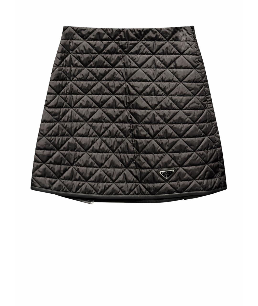 PRADA Черная юбка миди, фото 1