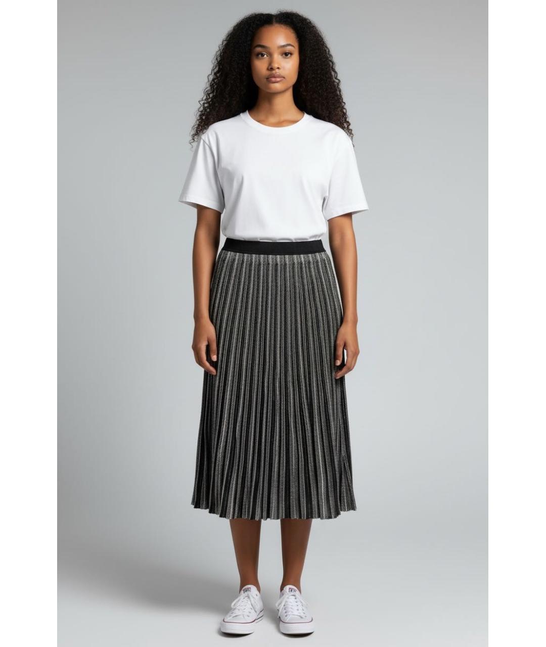 FALCONERI Антрацитовая юбка миди, фото 2