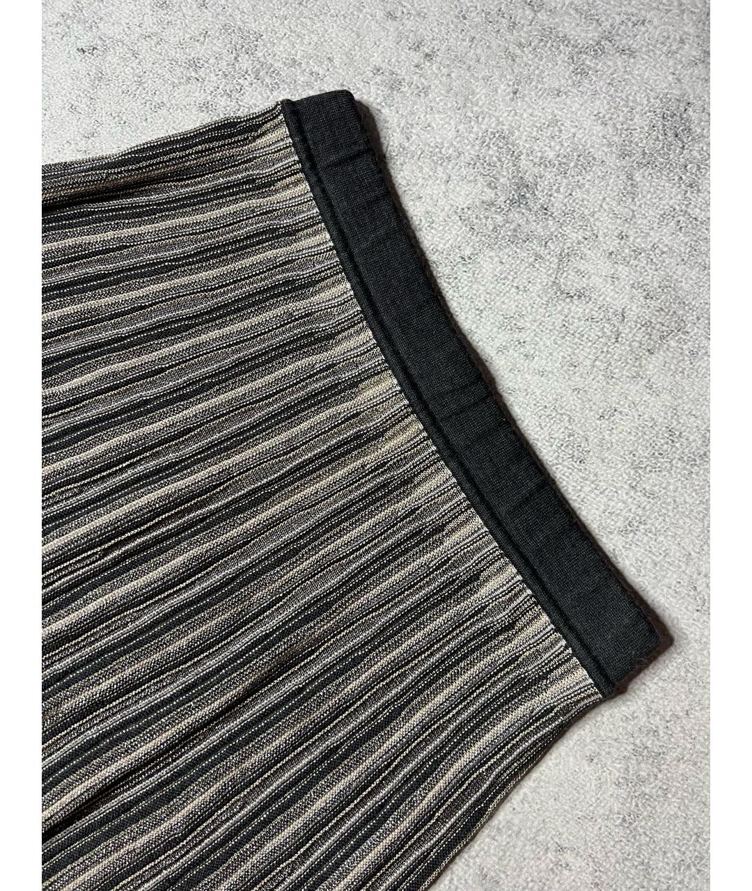 FALCONERI Антрацитовая юбка миди, фото 5