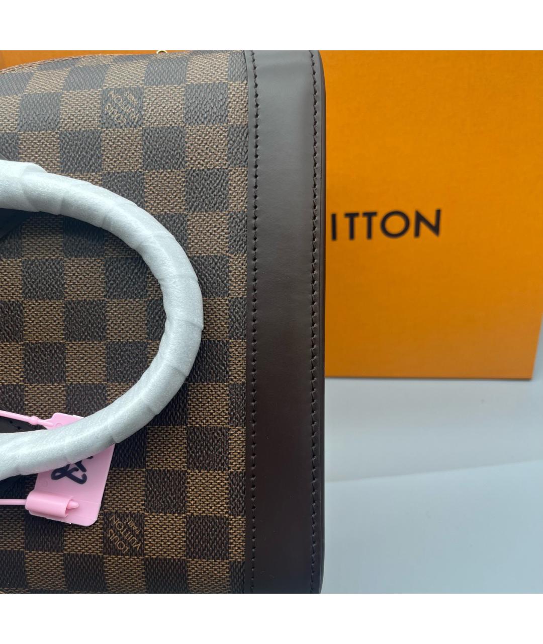 LOUIS VUITTON Коричневая сумка с короткими ручками, фото 4