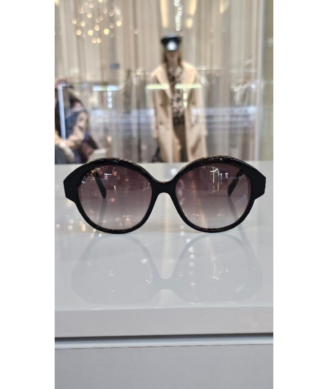 CELINE Черные пластиковые солнцезащитные очки, фото 8