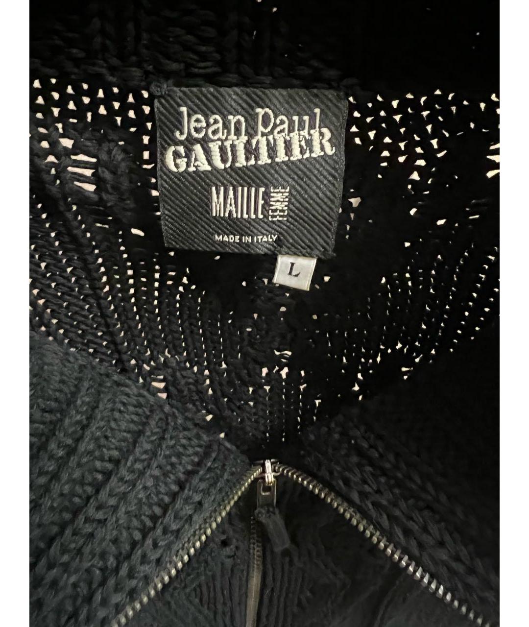 JEAN PAUL GAULTIER Черный хлопковый жилет, фото 3