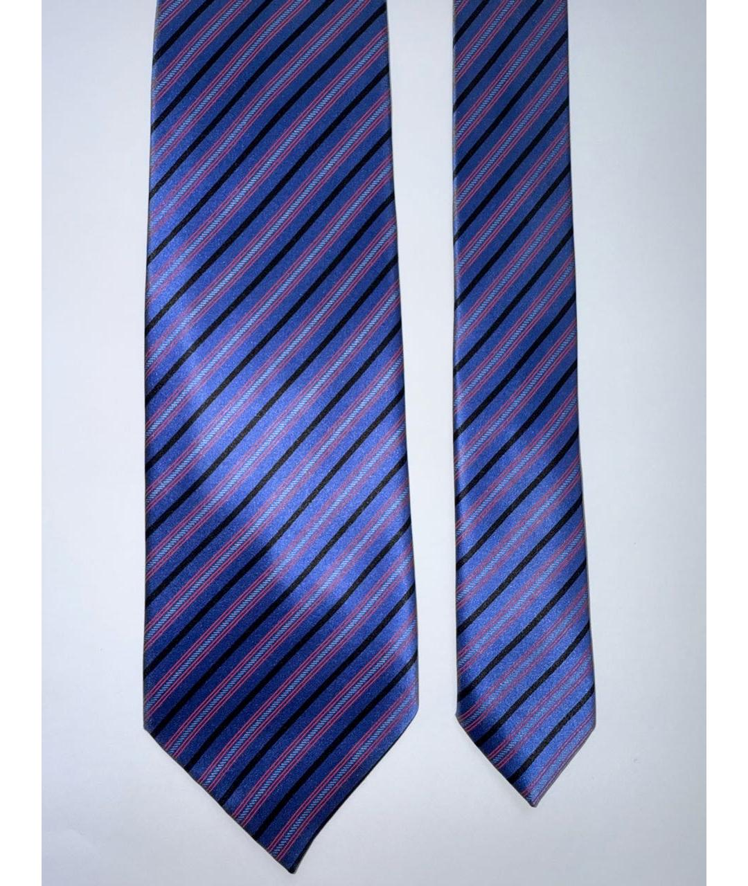 STEFANO RICCI Синий шелковый галстук, фото 3