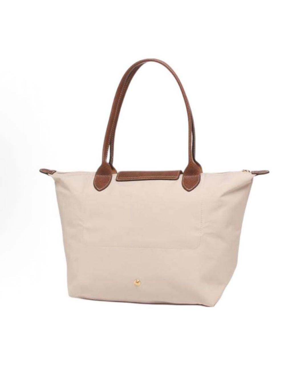 LONGCHAMP Бежевая сумка тоут, фото 2