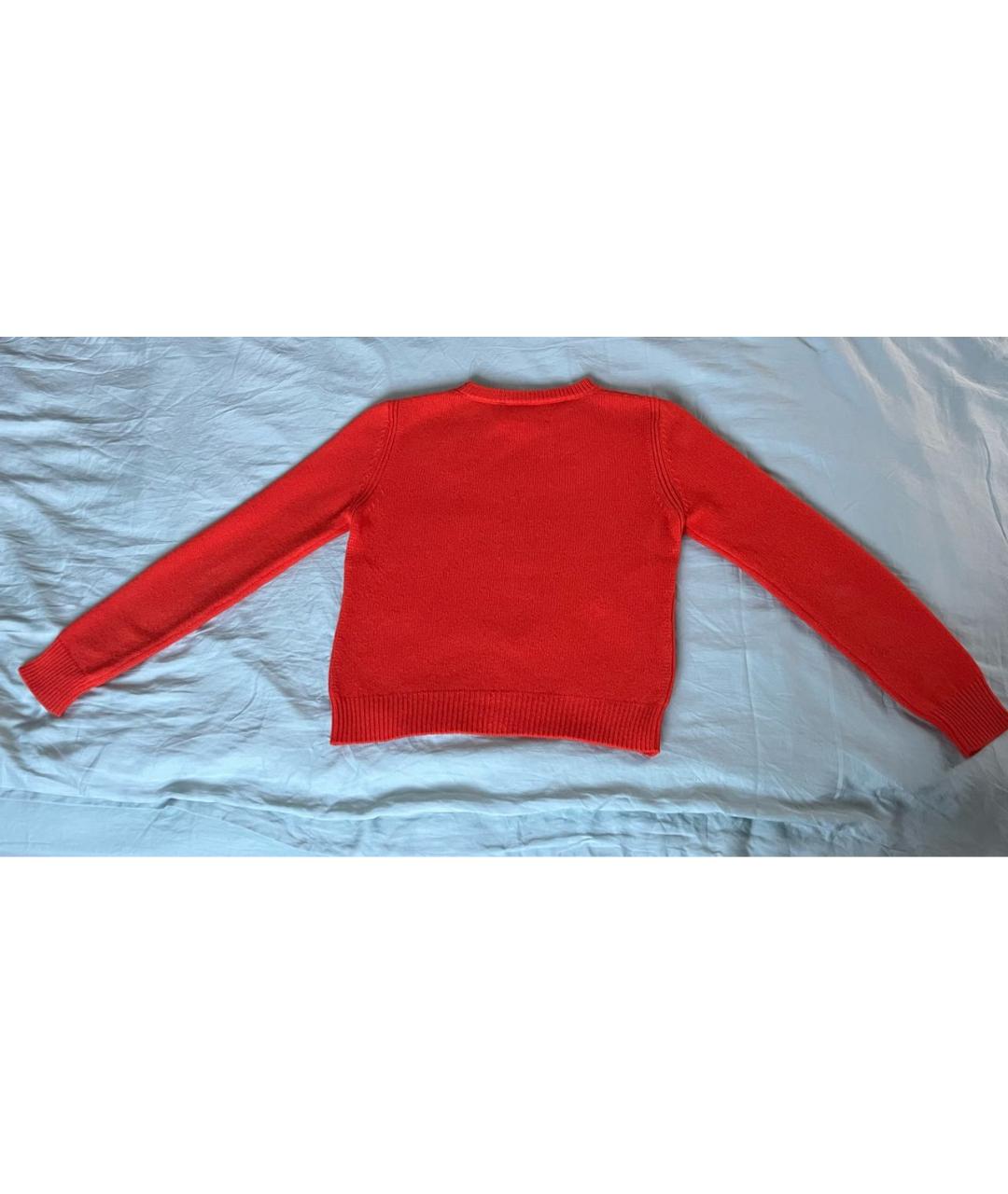 ALBERTA FERRETTI Красный кашемировый джемпер / свитер, фото 2