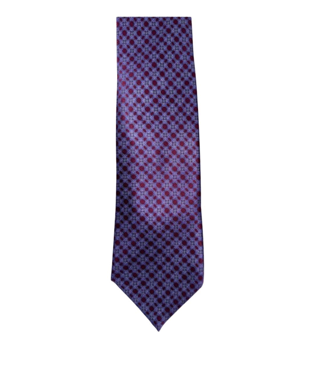 STEFANO RICCI Фиолетовый шелковый галстук, фото 1