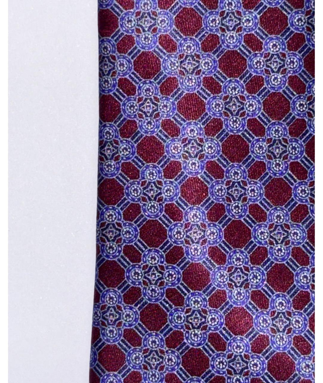 STEFANO RICCI Фиолетовый шелковый галстук, фото 3
