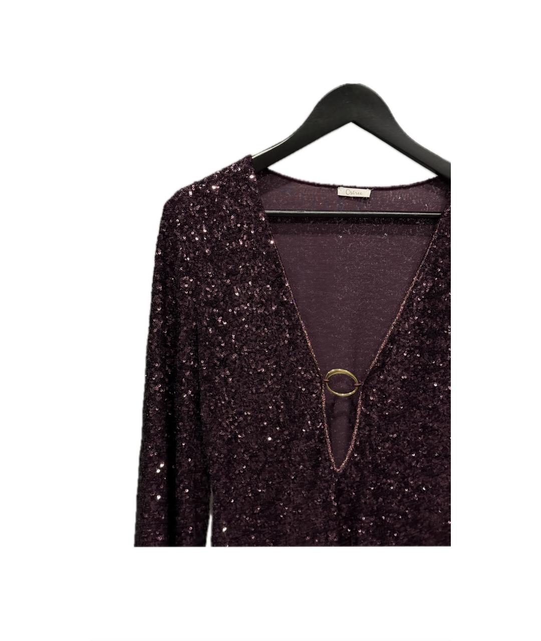 OSEREE Бордовое вечернее платье, фото 3