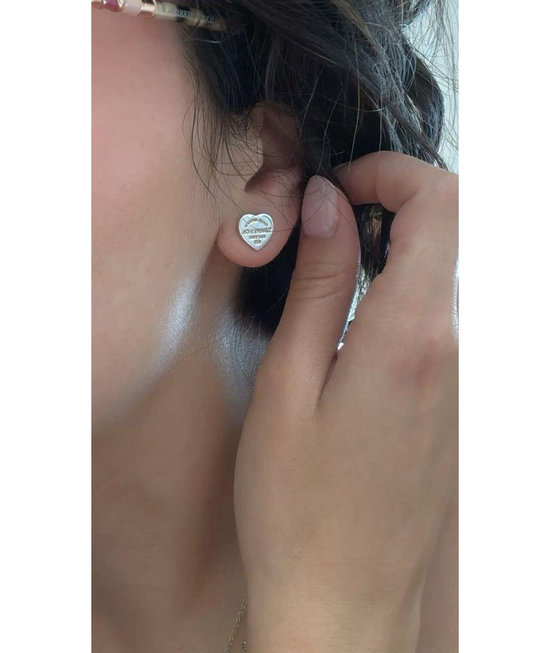 TIFFANY&CO Серебряные серебряные серьги, фото 8