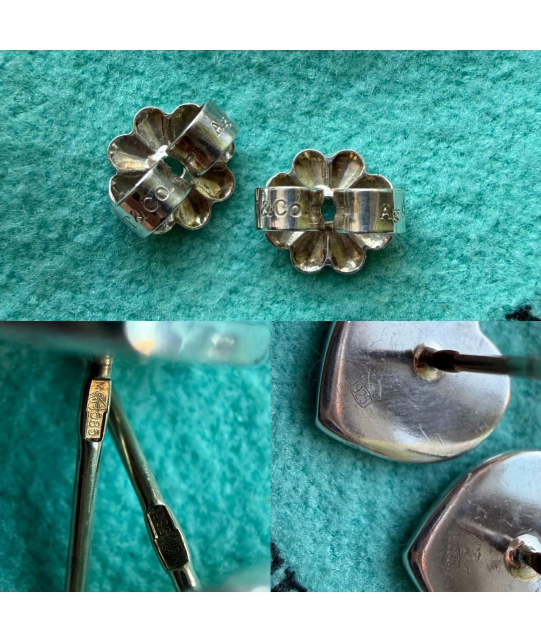 TIFFANY&CO Серебряные серебряные серьги, фото 5
