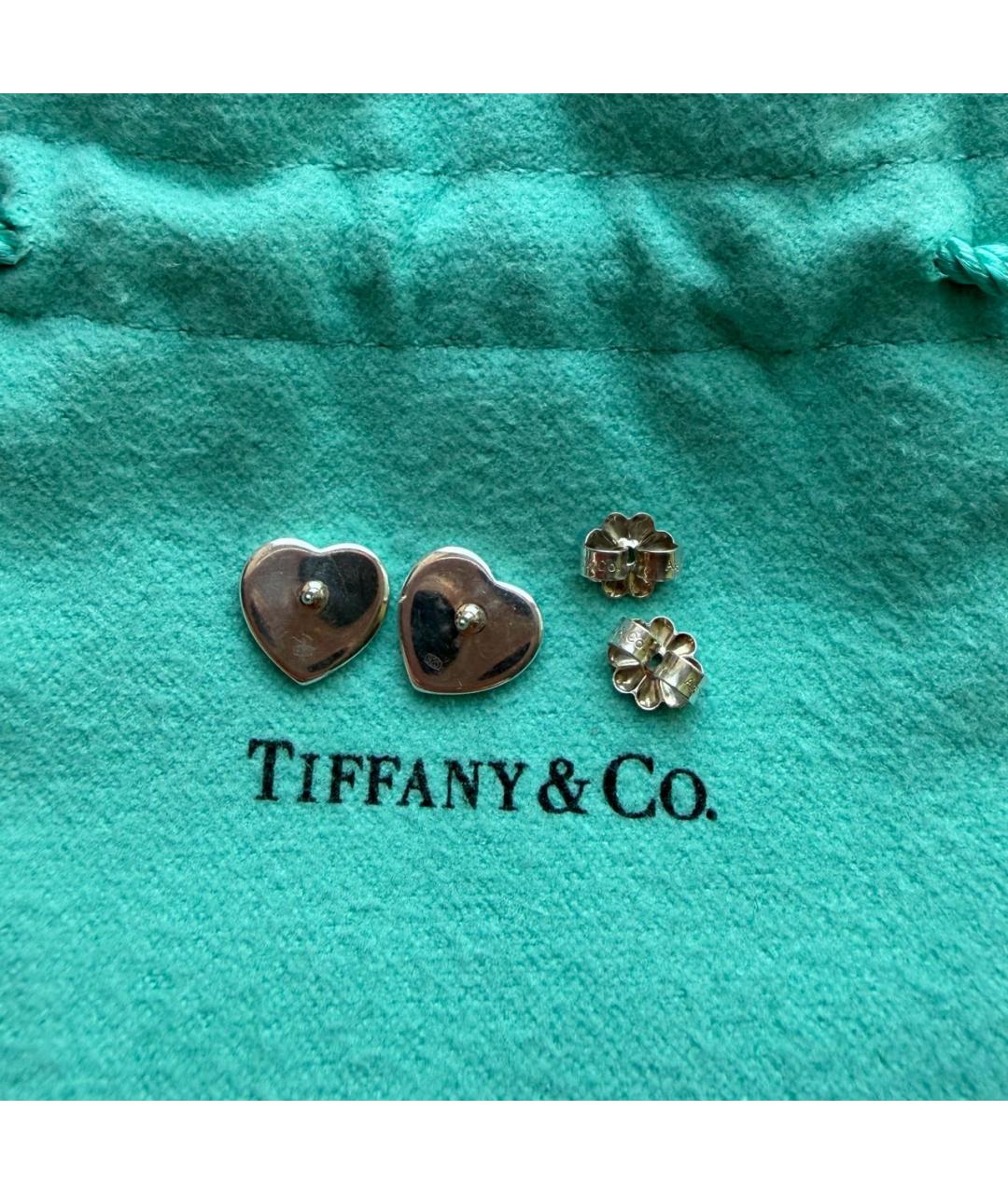 TIFFANY&CO Серебряные серебряные серьги, фото 3