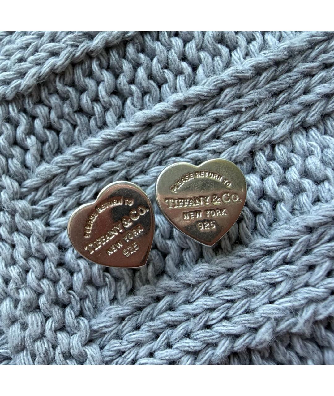TIFFANY&CO Серебряные серебряные серьги, фото 7