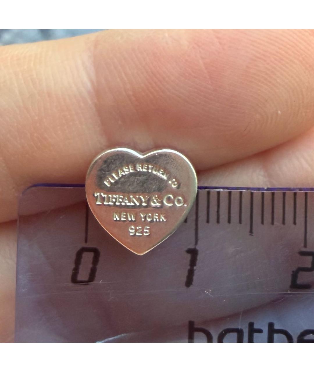 TIFFANY&CO Серебряные серебряные серьги, фото 6