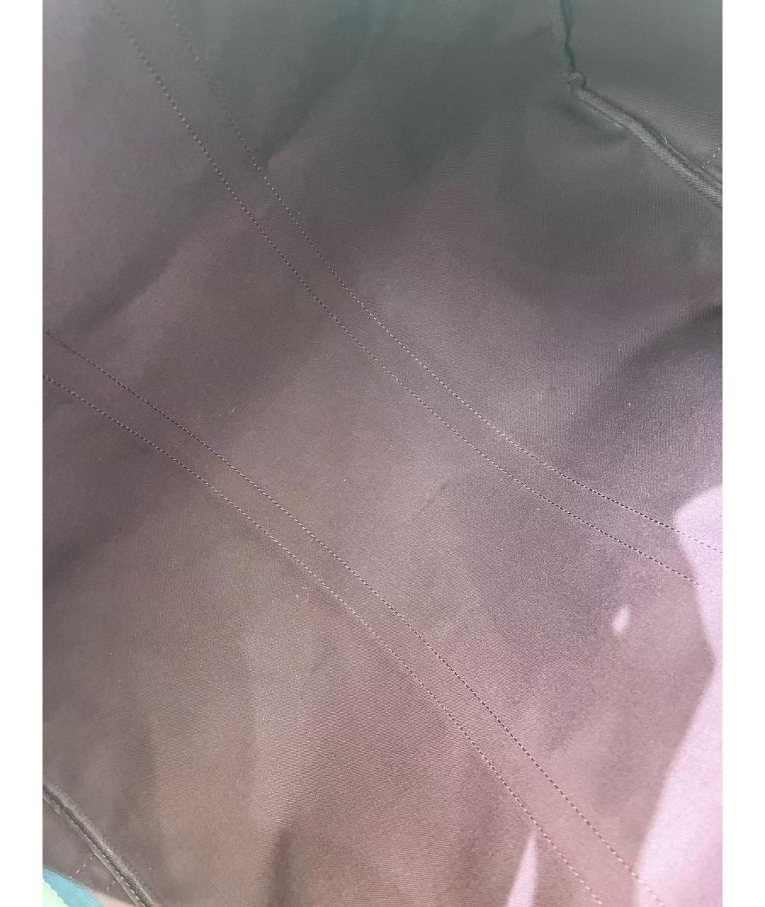 LOUIS VUITTON Коричневая дорожная/спортивная сумка, фото 7