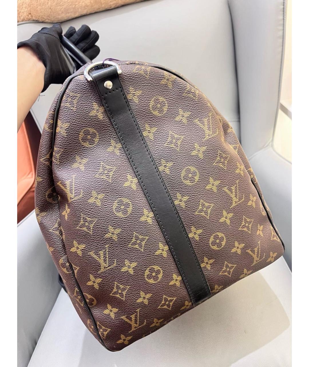 LOUIS VUITTON Коричневая дорожная/спортивная сумка, фото 3